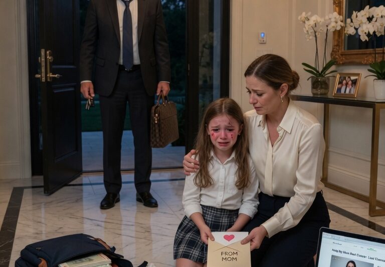Le retour imprévu d’un millionnaire : ce que faisait sa fille en secret l’a laissé en larmes