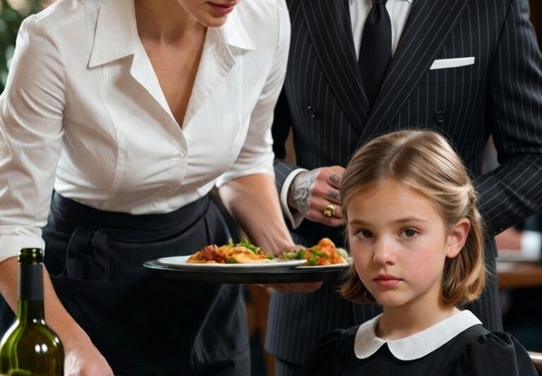 Une serveuse sauve la fille d’un parrain de la mafia : la réaction de l’enfant va glacer le sang du chef