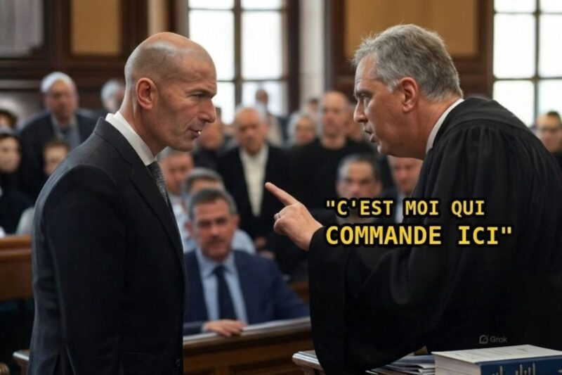 Zinédine Zidane Est Insulté Par Un Juge Arrogant, Quelques Minutes Plus Tard Le Juge Est Menotté