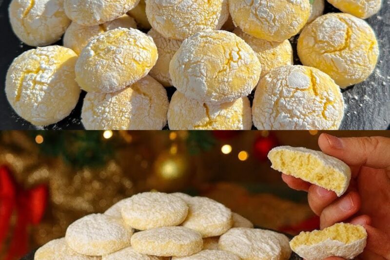 Biscotti Morbidi al Limone che si Sciolgono in bocca