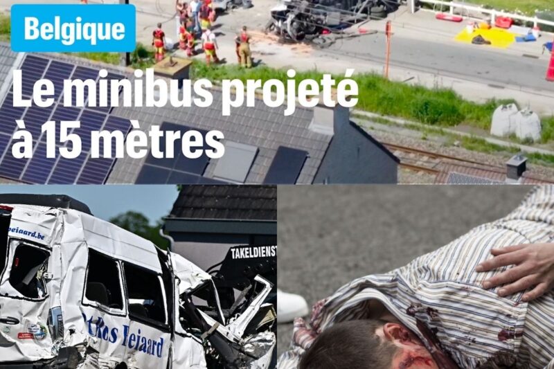 Belgique : un car scolaire broyé par un train, 4 morts dont deux enfants