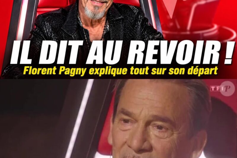 C’est officiel, Florent Pagny quitte The Voice : il perd ses moyens en découvrant le cadeau d’adieu des équipes du télécrochet