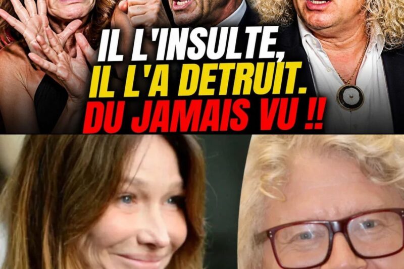 Carla Bruni-Sarkozy prise pour cible : le dérapage de trop de Chalençon ?