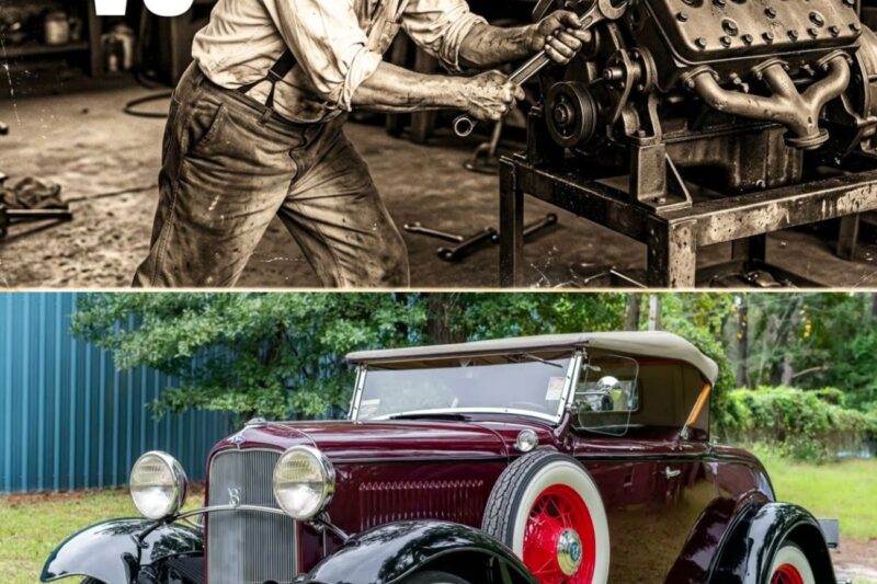 94 anni in 15 minuti: la storia della prima auto con motore Ford V8, ritenuta impossibile | Henry Ford