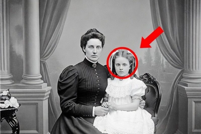 Ce portrait de studio de 1897 représentant une mère et sa fille paraît serein — jusqu’à ce que l’on voie leurs yeux.