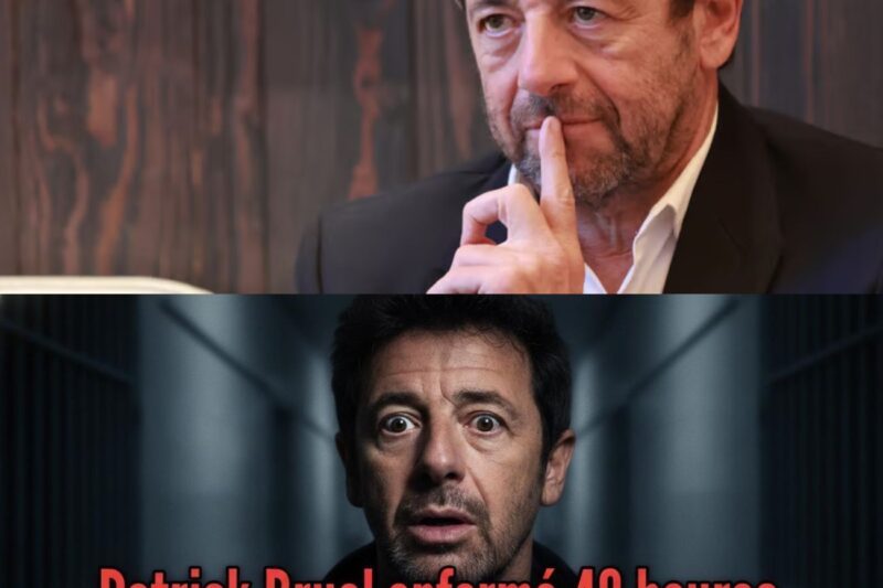 Pas de douche pendant 48h, des pâtes… les conditions de la garde à vue de Patrick Bruel dévoilées