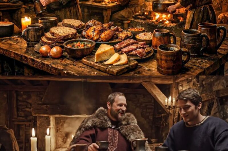 XIIe siècle : Ce que les gens mangeaient dans les tavernes médiévales