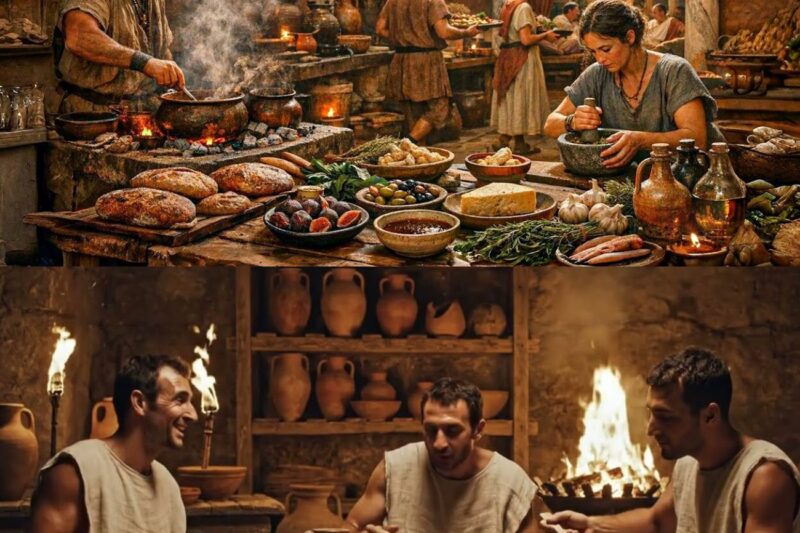 À quoi ressemblait la nourriture dans la Rome antique il y a 2000 ans