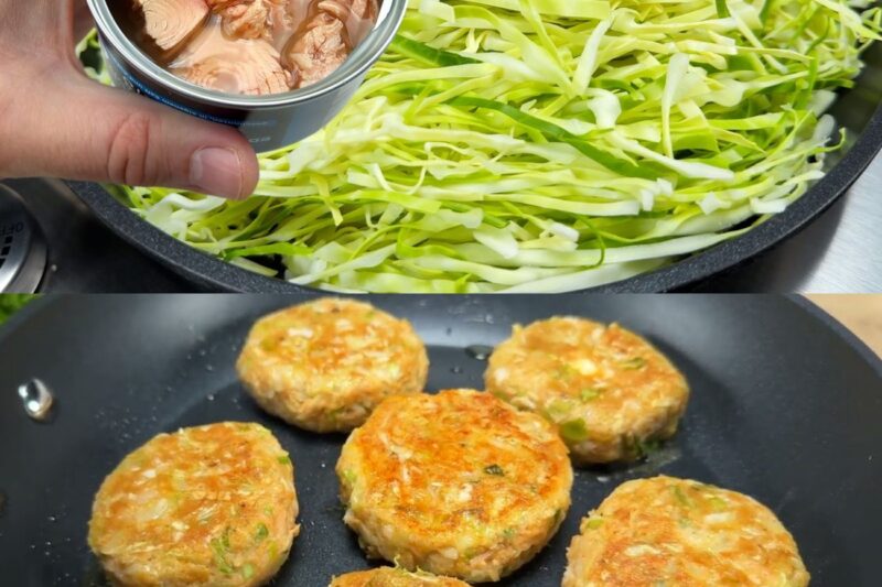 Avez-vous du chou et du thon en conserve ? C’est une recette que j’ai toujours adoré préparer !