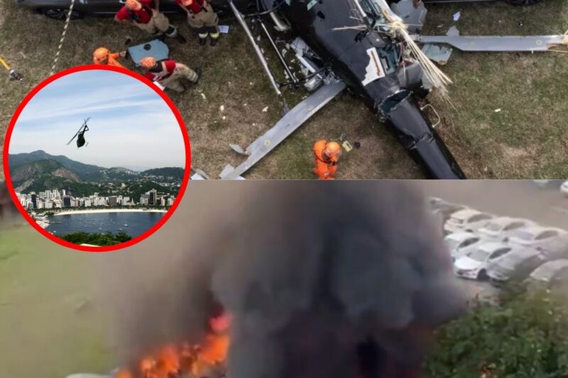 Six personnes ont été tuées à Rio de Janeiro lors d’une collision entre deux hélicoptères.