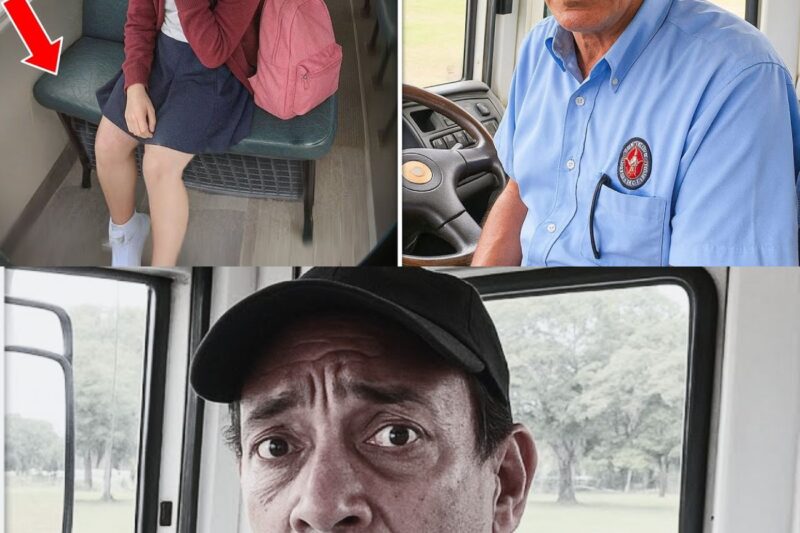 Un chauffeur de bus remarque une fillette qui pleure tous les jours, regarde sous son siège après l’avoir déposée et s’exclame !