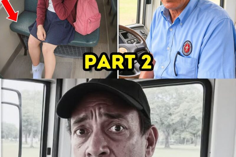 (PARTIE 2) Un chauffeur de bus remarque une fille qui pleure tous les jours, regarde sous le siège après l’avoir déposée et s’exclame !