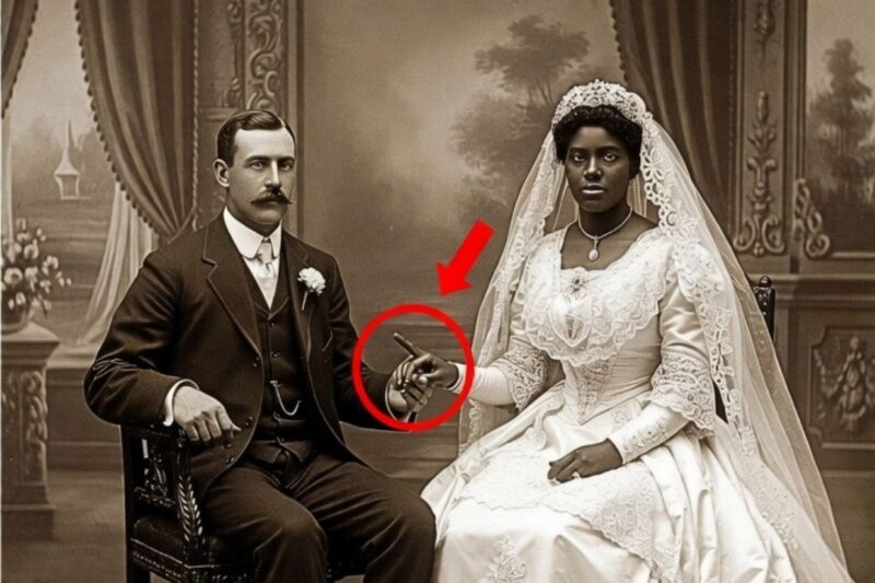 Ce n’était qu’une photo de mariage — jusqu’à ce qu’un zoom sur la main de la mariée révèle un sombre secret