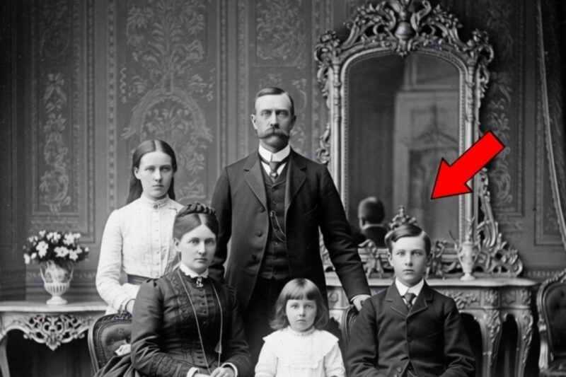 Une vieille photo de famille datant de 1890 révèle un détail terrifiant lorsqu’on zoome dessus.