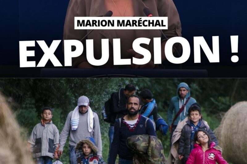Marion Maréchal dénonce l’arnaque de “l’immigration légale” !