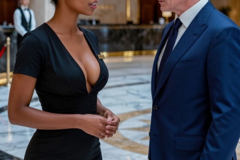 Personne ne comprenait le millionnaire russe à l’hôtel, jusqu’à ce que la serveuse noire prenne la parole.