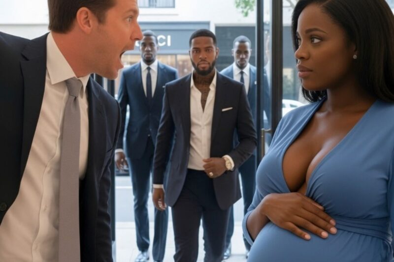 « Il a giflé la femme noire enceinte, sans savoir que son mari, le chef de la mafia, était présent et regardait. »