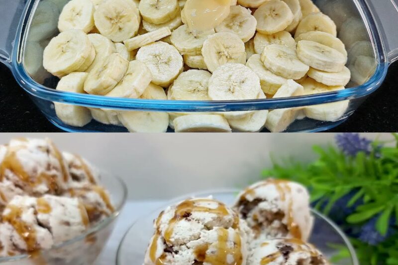 Questo magico dessert a base di gelato alla banana e latte condensato sta conquistando il mondo.