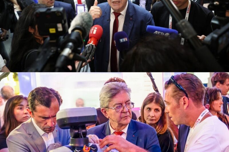 Immersion technologique : Jean-Luc Mélenchon à l’épreuve de VivaTech