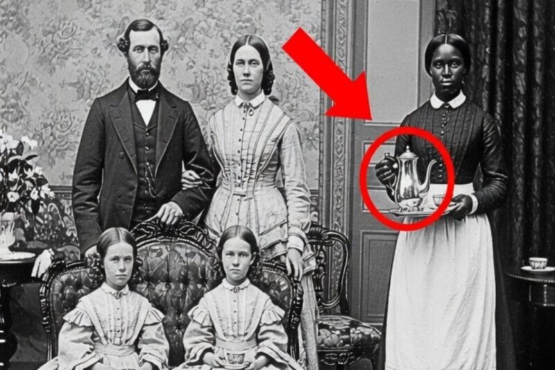 Un portrait de famille heureux datant de 1863 dissimulait un secret mortel à la vue de tous, que l’esclave cachait.
