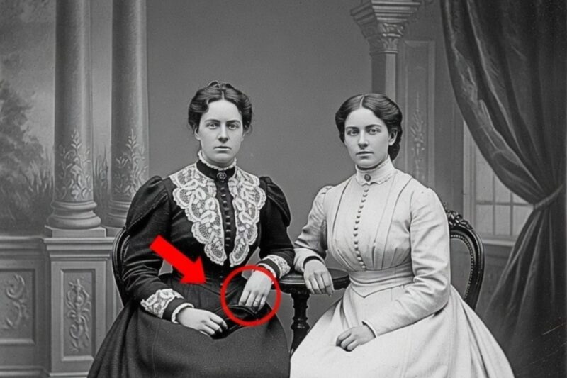 Ce portrait de deux sœurs datant de 1901 semble inoffensif — jusqu’à ce que vous voyiez ce que l’une d’entre elles tient