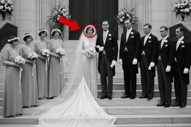 Cette photo de mariage de 1920 semble joyeuse — jusqu’à ce qu’on voie l’expression de la mariée.