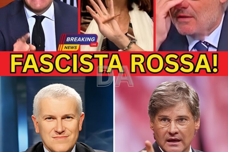 BELPIETRO E DEL DEBBIO UMILIANO LA BOLDRINI: SIETE VOI I FASCISTI ROSSI! VERGOGNATEVI!