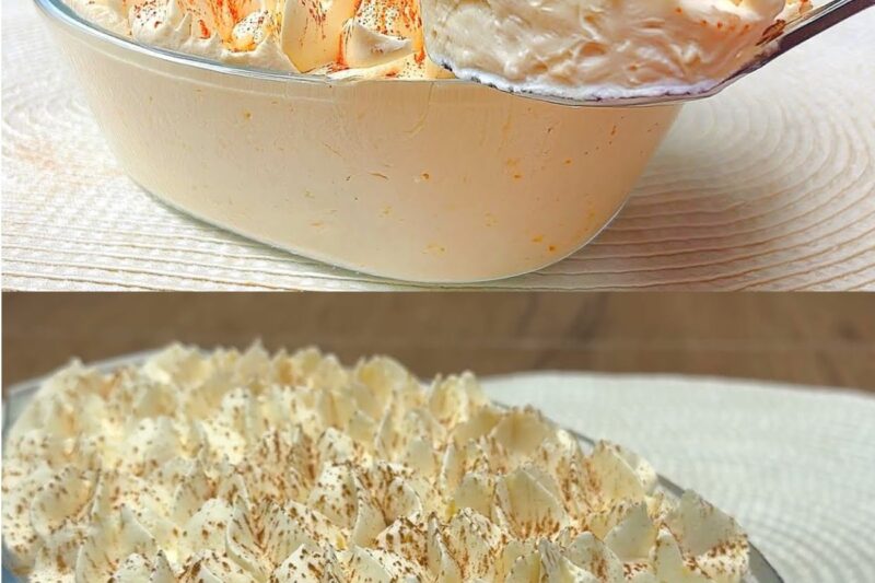 Basta mescolare pesche e banane! Il miglior dessert francese in soli 5 minuti!
