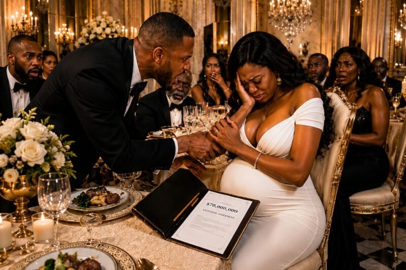 Il a humilié sa femme enceinte lors d’un dîner, ignorant qu’elle venait de signer un contrat de 70 millions de dollars.