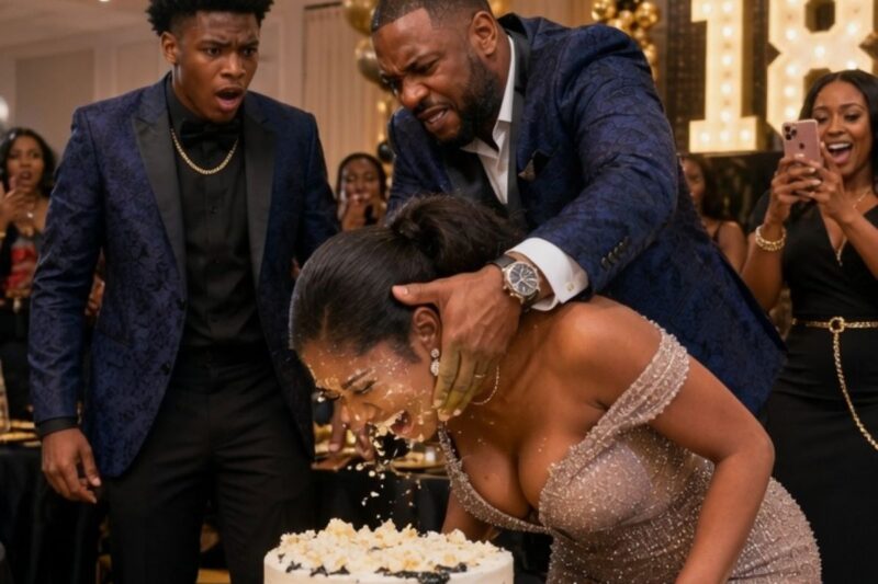 Ignorant du fait que sa femme était la fille d’un milliardaire, il lui a enfoncé le visage dans le gâteau d’anniversaire de leur fils…