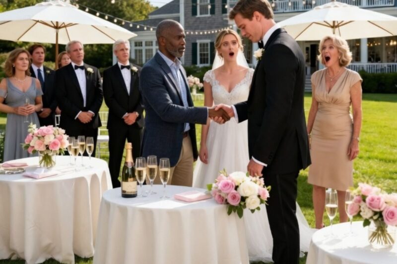 Ignoré lors d’un mariage, un PDG noir se heurte à des regards froids – jusqu’à ce que le marié révèle la vérité.