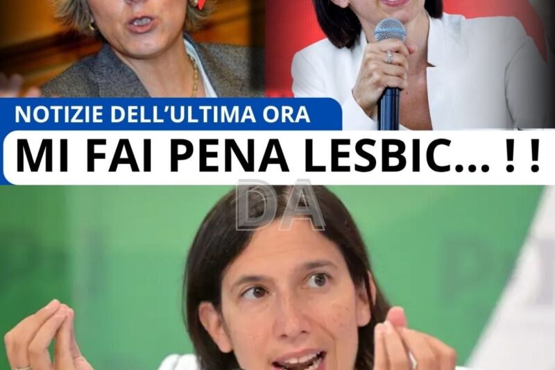Scontro Totale : Bongiorno offende la Elly Schlein