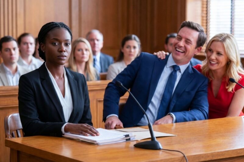 Ils se sont moqués de l’ex-femme au tribunal, jusqu’à ce que son identité secrète de milliardaire soit révélée à tout le monde.