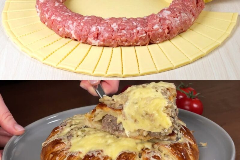 Il trucco dello chef che rivoluziona l’antipasto delle feste: una prelibatezza in pochi minuti con la pasta sfoglia e carne macinata
