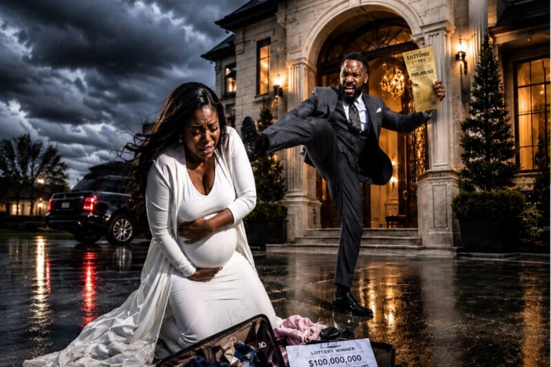 Il a mis sa femme enceinte à la porte après avoir gagné 500 millions de dollars, ignorant qu’elle était la propriétaire du ticket gagnant.