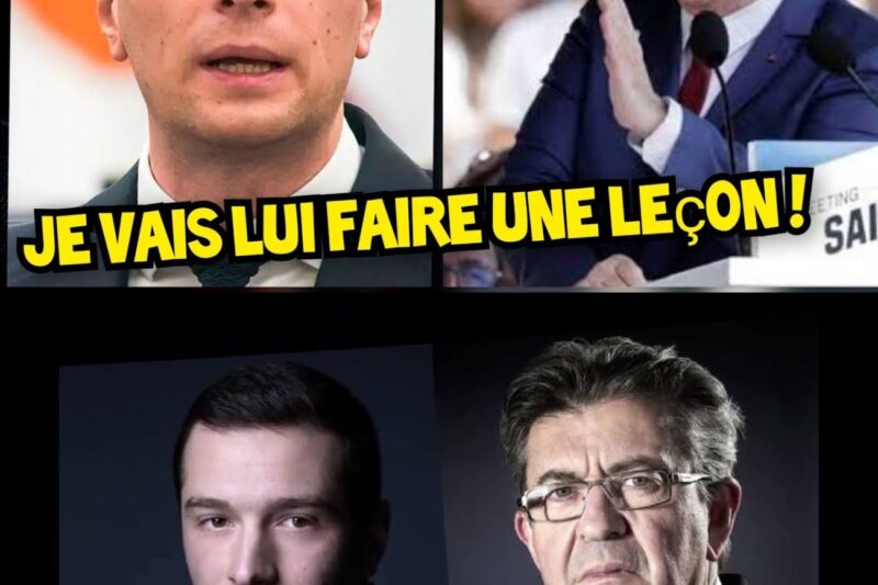 Tensions présidentielles : La provocation de Jean-Luc Mélenchon sur le « chenapan » Jordan Bardella embrase la scène politique et officialise le choc pour 2027