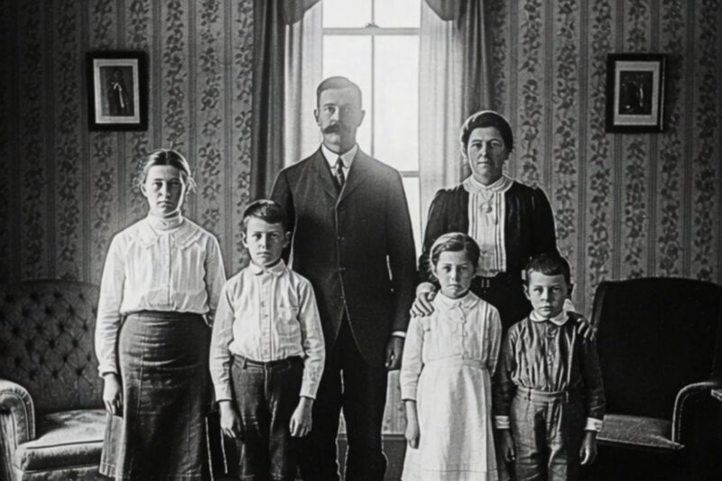 Retrouvaille d’une photo de famille de 1910 — Les historiens pâlissent lorsqu’ils zooment
