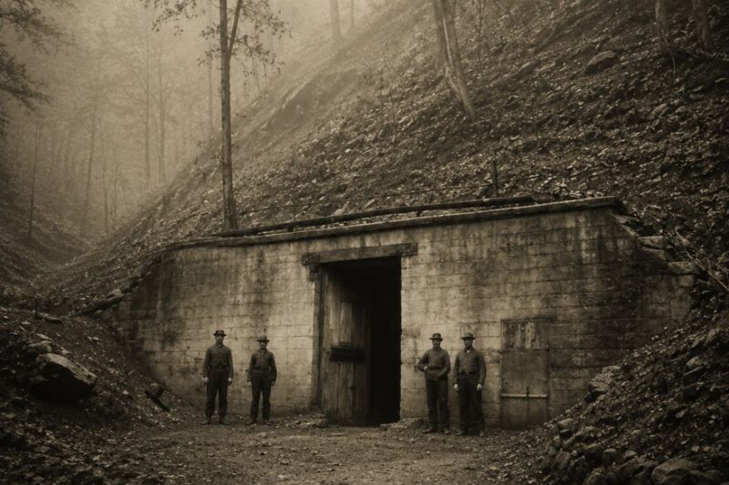 Why do 12 men guard this sealed Appalachian mine shaft 24/7?