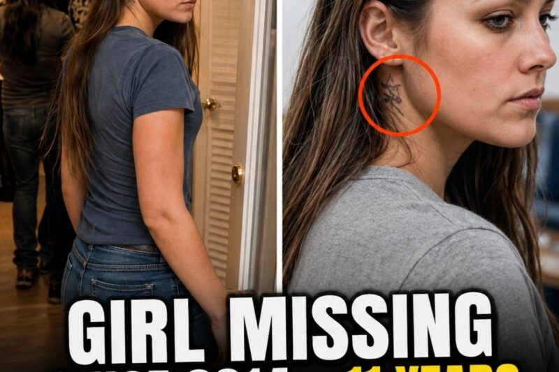 Disparue depuis 2014, une jeune fille a été retrouvée 11 ans plus tard lorsqu’une amie a remarqué un tatouage derrière son oreille.