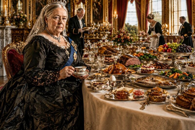 I segreti della tavola reale: l’ossessione per il cibo della Regina Vittoria tra traumi d’infanzia, abbuffate record e rivoluzioni culinarie