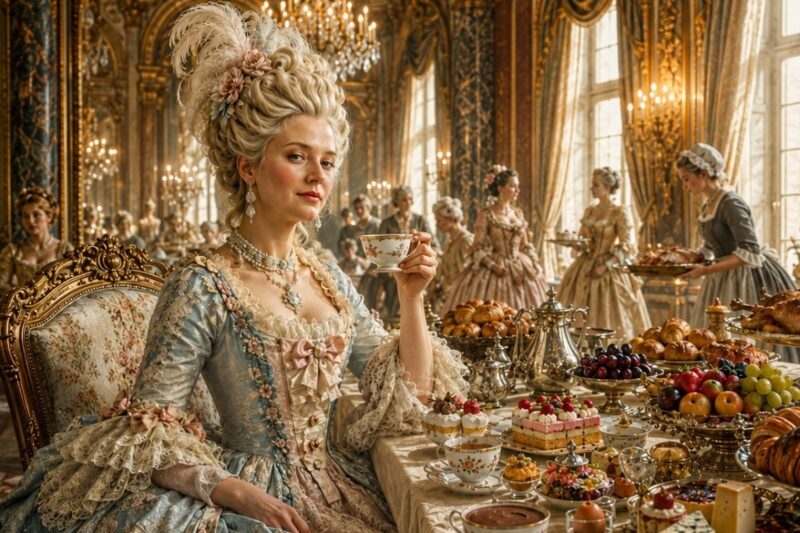 Ce que Marie-Antoinette mangeait en une journée