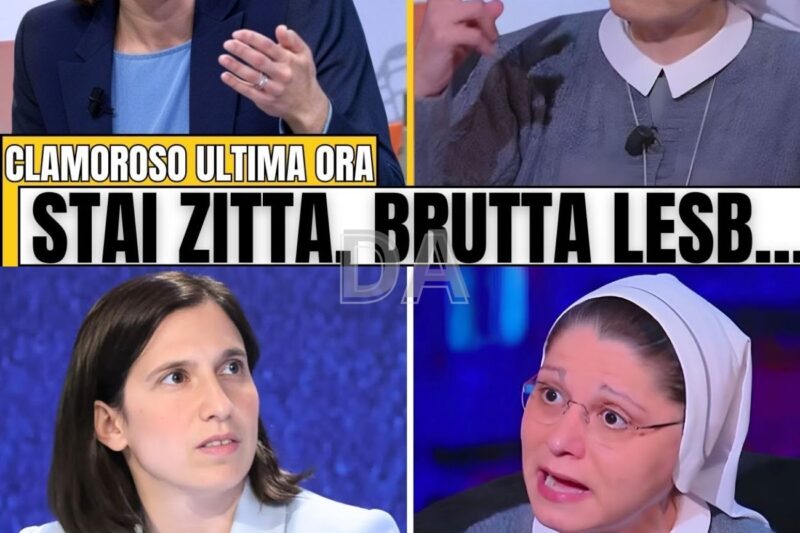ELLY SCHLEIN ATTACCA GIORGIA MELONI, MA SUOR ANNA ALFIERI LA SMASCHERA E LA UMILIA