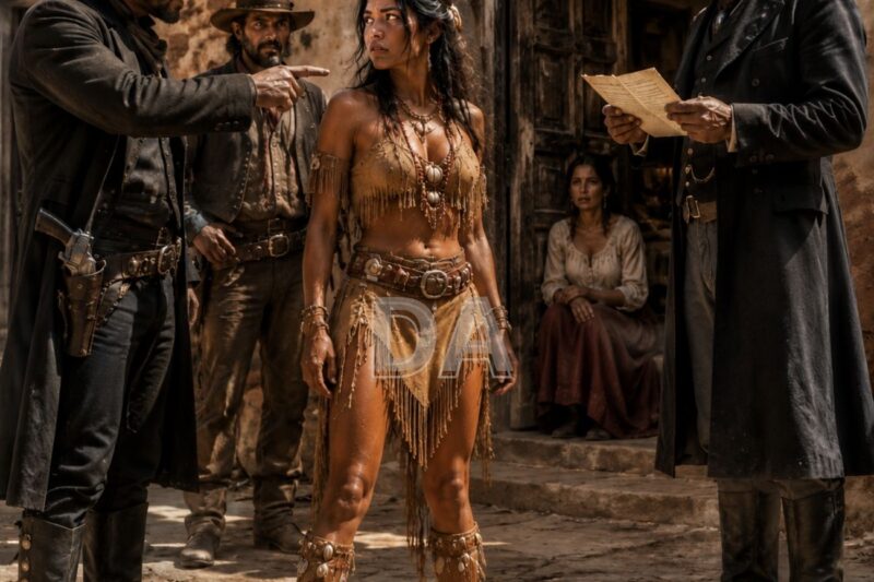 Una donna Apache fu consegnata per saldare un debito relativo a un ranch nello stato di Sonora; il vedovo, che avrebbe dovuto farla tacere, trovò il documento che incriminava il proprietario del ranch.