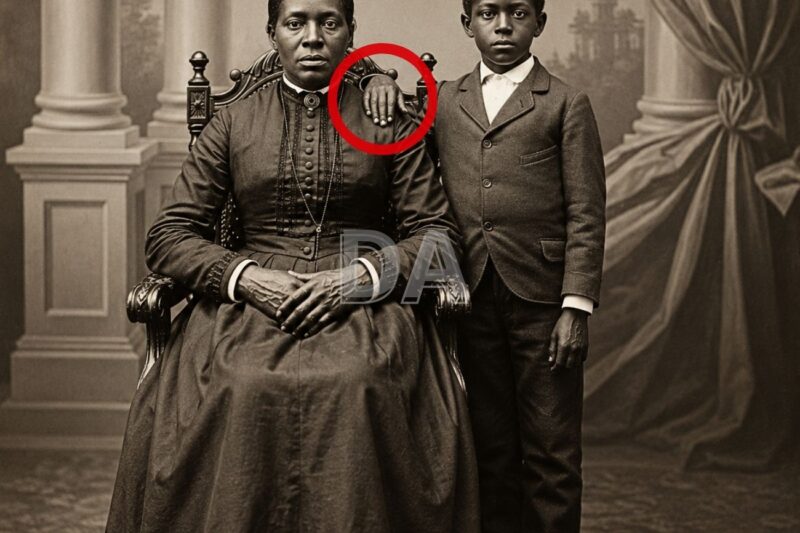 Era solo un ritratto di una madre e un figlio del 1895, ma guardate più da vicino le loro mani.