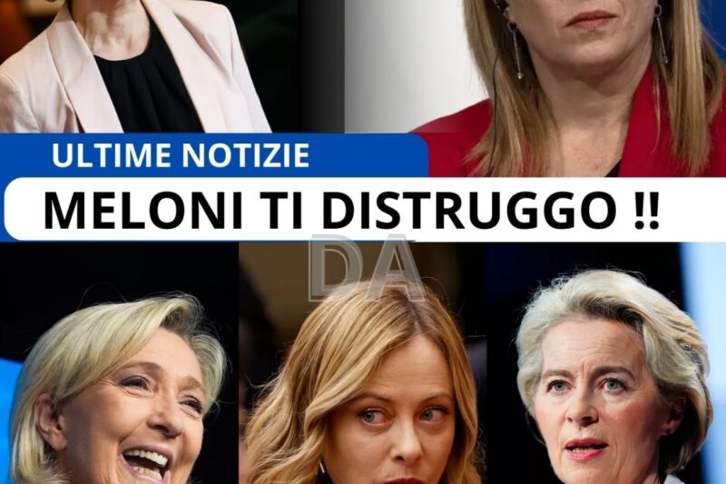 Scontro europeo! Ursula von der Leyen pronta a far cadere Meloni?
