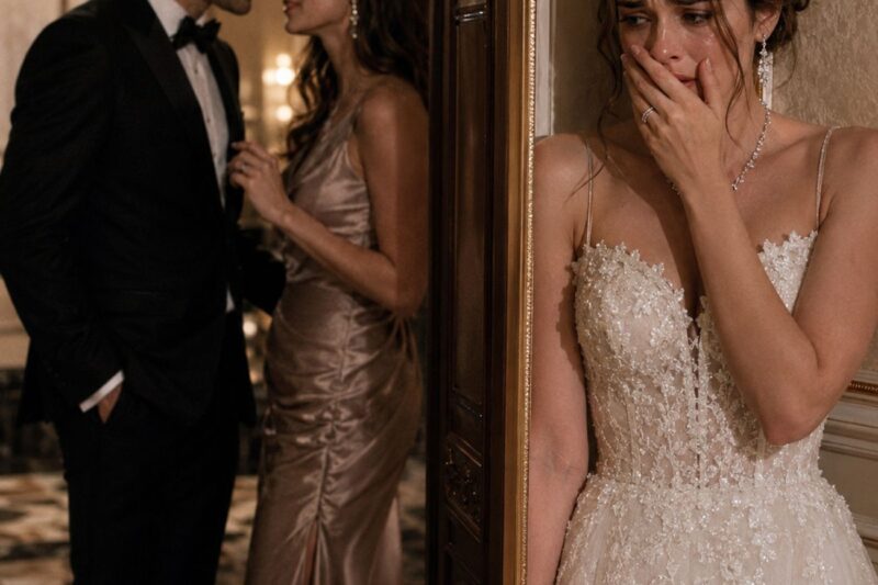 Al suo matrimonio, mentre andava in bagno, la sposa sentì suo marito e sua sorella dietro la porta…