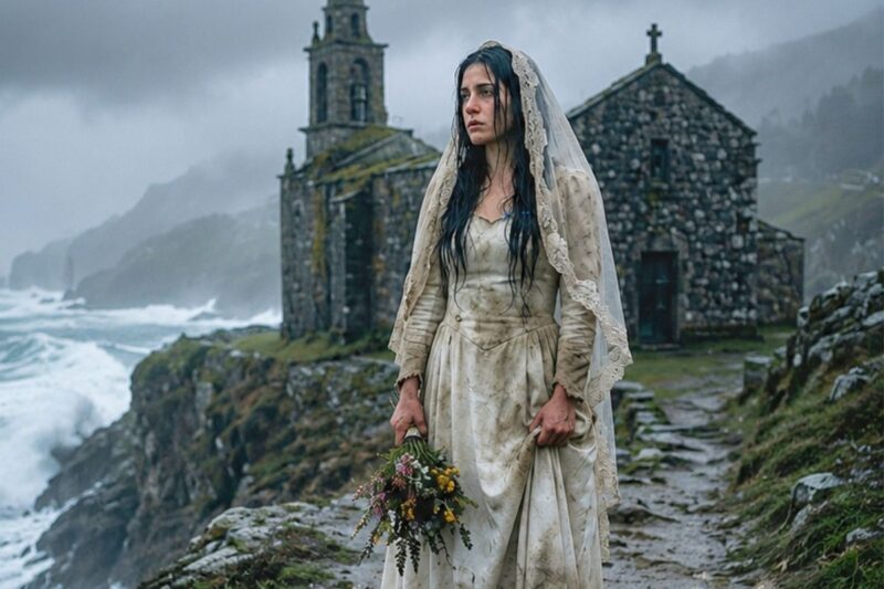 La lasciarono all’altare, ma ciò che trovò nella chiesa abbandonata cambiò il suo destino.