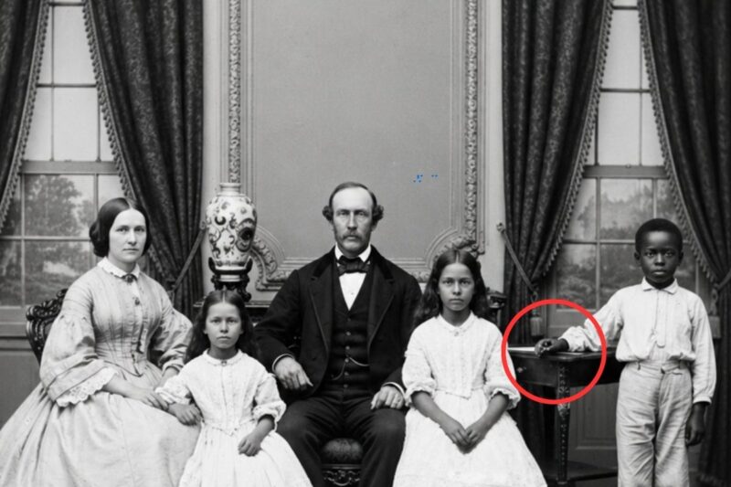 Questo ritratto del 1856 sembrava pacifico, finché gli storici non videro cosa teneva tra le mani il bambino schiavo.