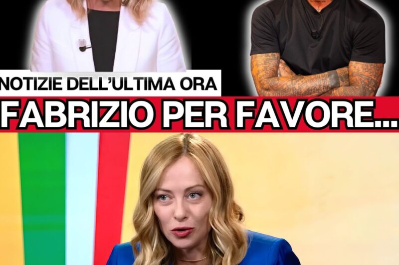 FABRIZIO CORONA ATTACCA MELONI IN DIRETTA TV: LA RISPOSTA DEL PREMIER LO DISTRUGGE COMPLETAMENTE!
