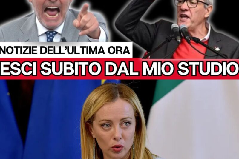 DEL DEBBIO ESPLODE DOPO L’INSULTO DI LANDINI A MELONI E LO UMILIA DAVANTI A TUTTI